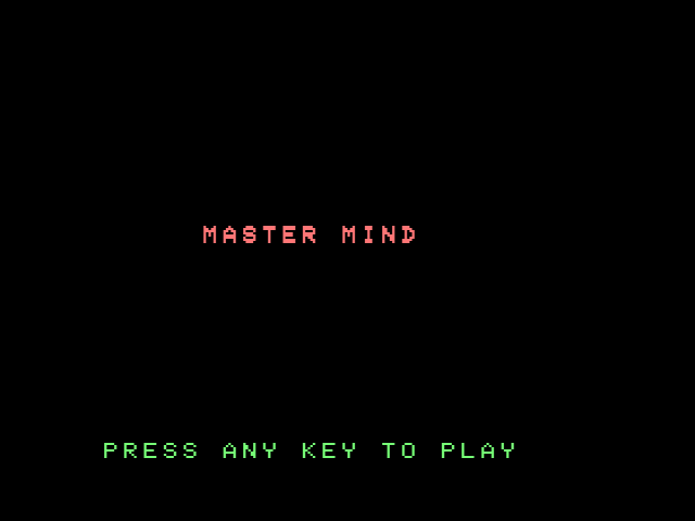 Master Mind